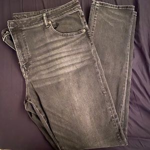 American Eagle Stacked Black Jeans 48x32